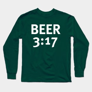 Beer 3:17 Long Sleeve T-Shirt